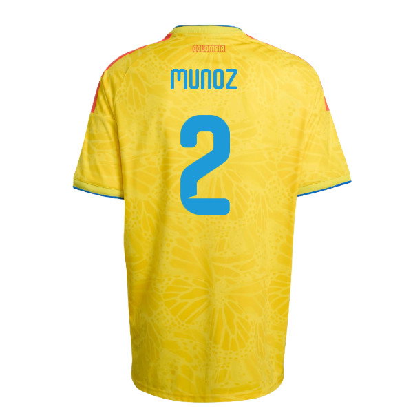 2026-2027 Colombia Home Shirt (Munoz 2)-SoccerKits Hub | Buy Soccer Jerseys Online